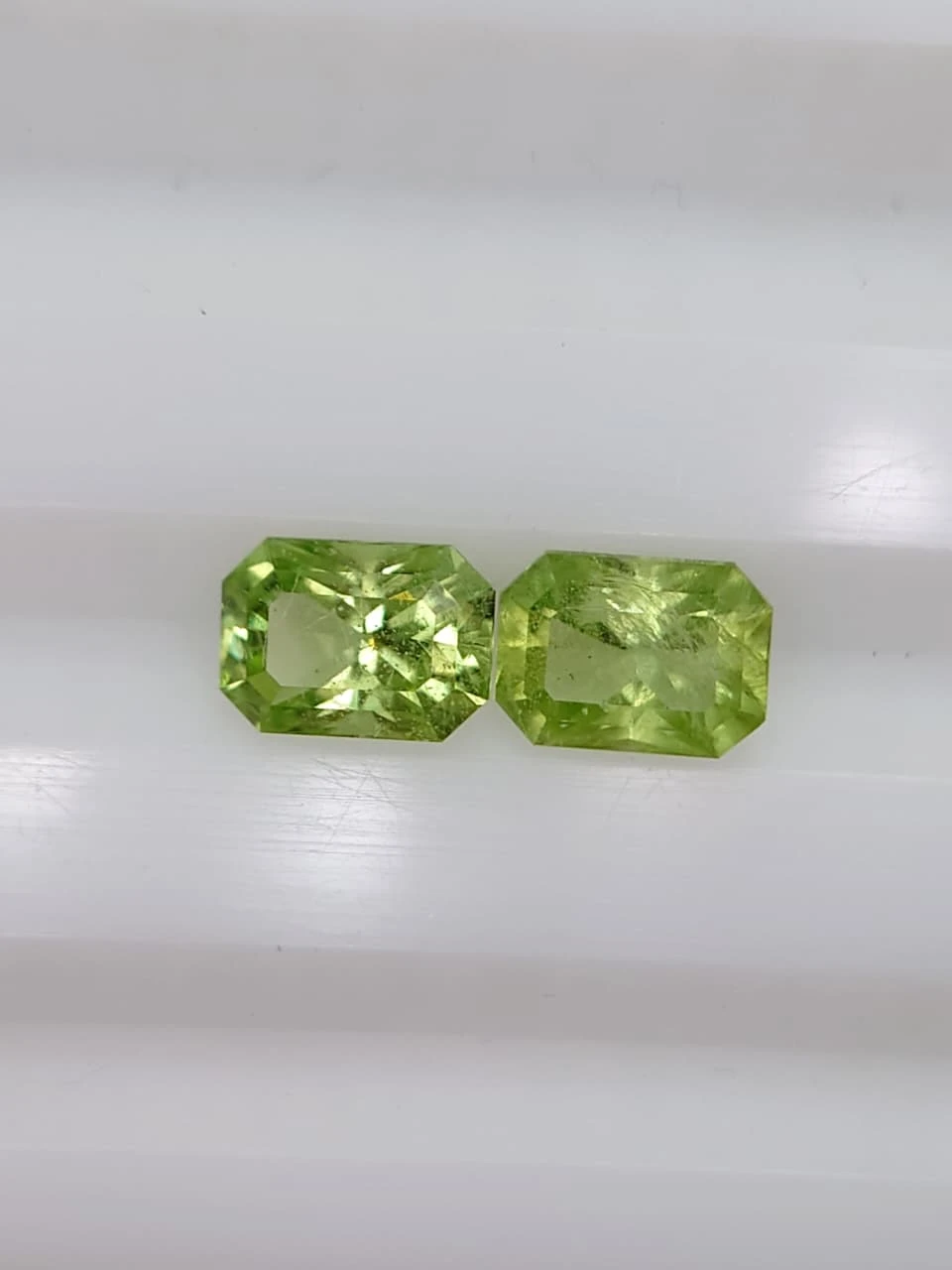 1.5ct Natural Peridot Pair from Pakistan — view 2